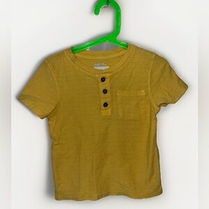 Cat & Jack Mustard Yellow Short Sleeve Tee